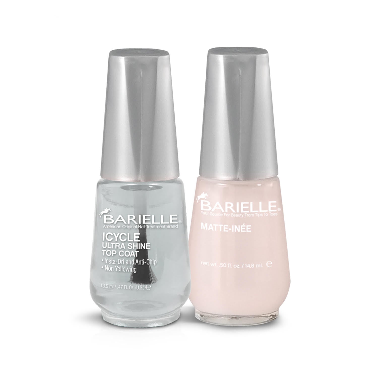 Barielle Matte Inee Nail Protection .5 oz. & Icycle Ultra Shine Top Coat (2-PC Set)