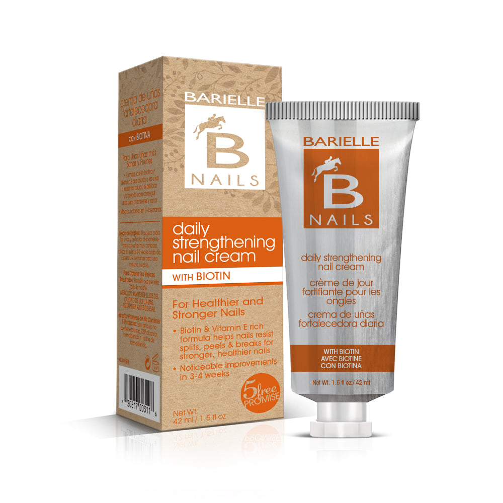 Barielle Nails Daily Strengthening Nail Cream with Biotin 1.5 oz. (2-PACK)