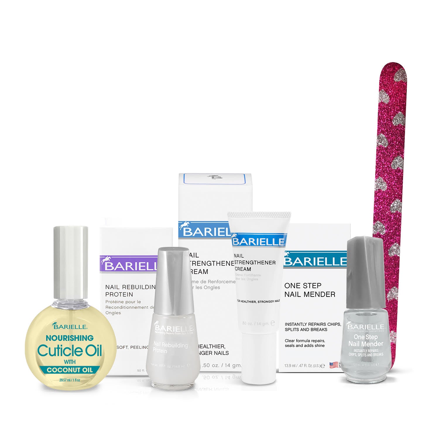 Barielle Back 2 School Nail it Kit (4-PC SET with Glitter Nail File)