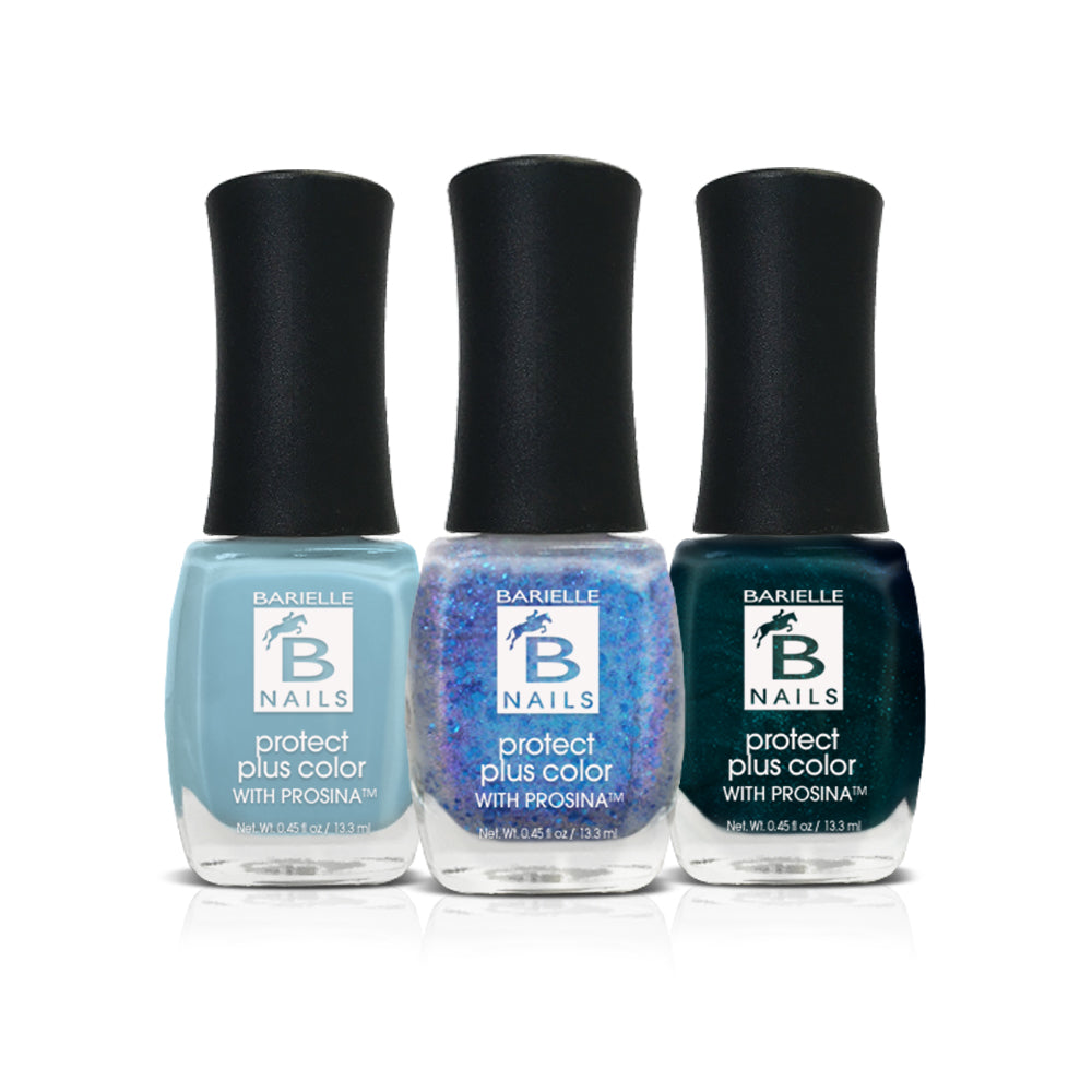 Barielle Ocean Breeze Nail Color Collection 3-PC Set