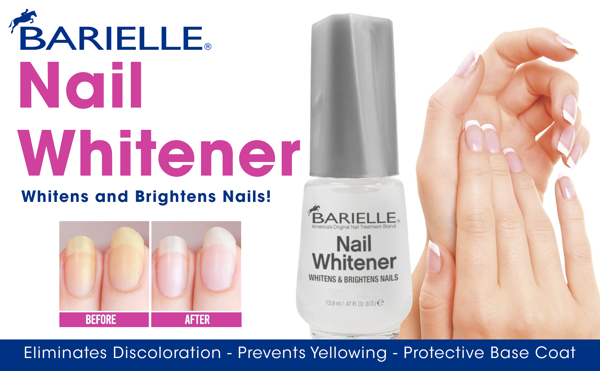 Barielle Nail Whitener for Dull Or Yellow Nails .47 oz.