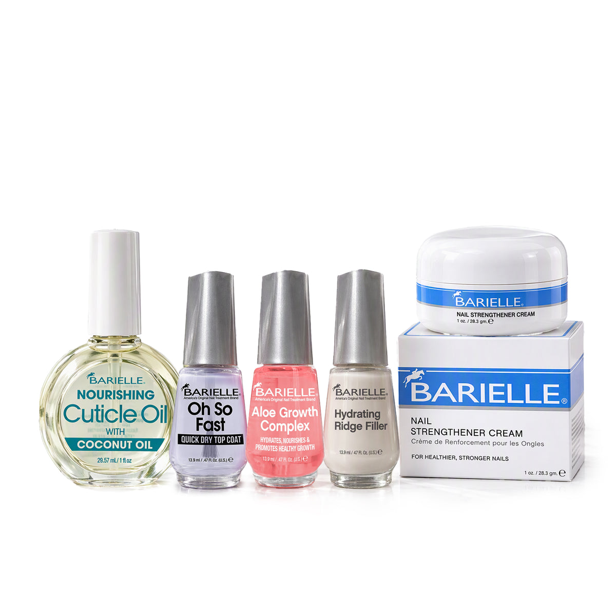 Barielle At Home Manicure System Nail Care Collection (5-PC Set) - Barielle - America's Original Nail Treatment Brand