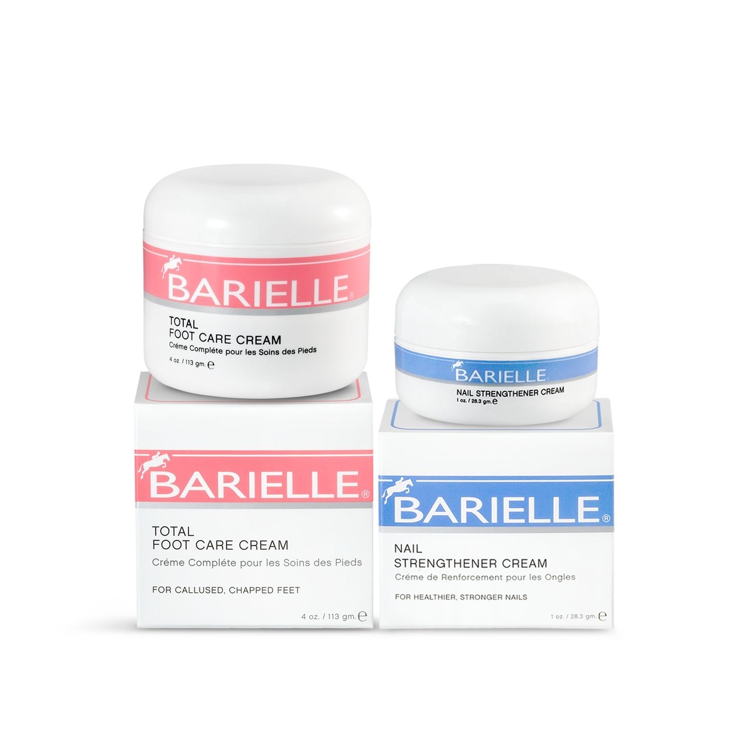 Barielle Nail Royalty - Fabulous Gift 2-PC Set - Includes .5oz Nail Strengthener & 2.5oz Total Foot Care Cream