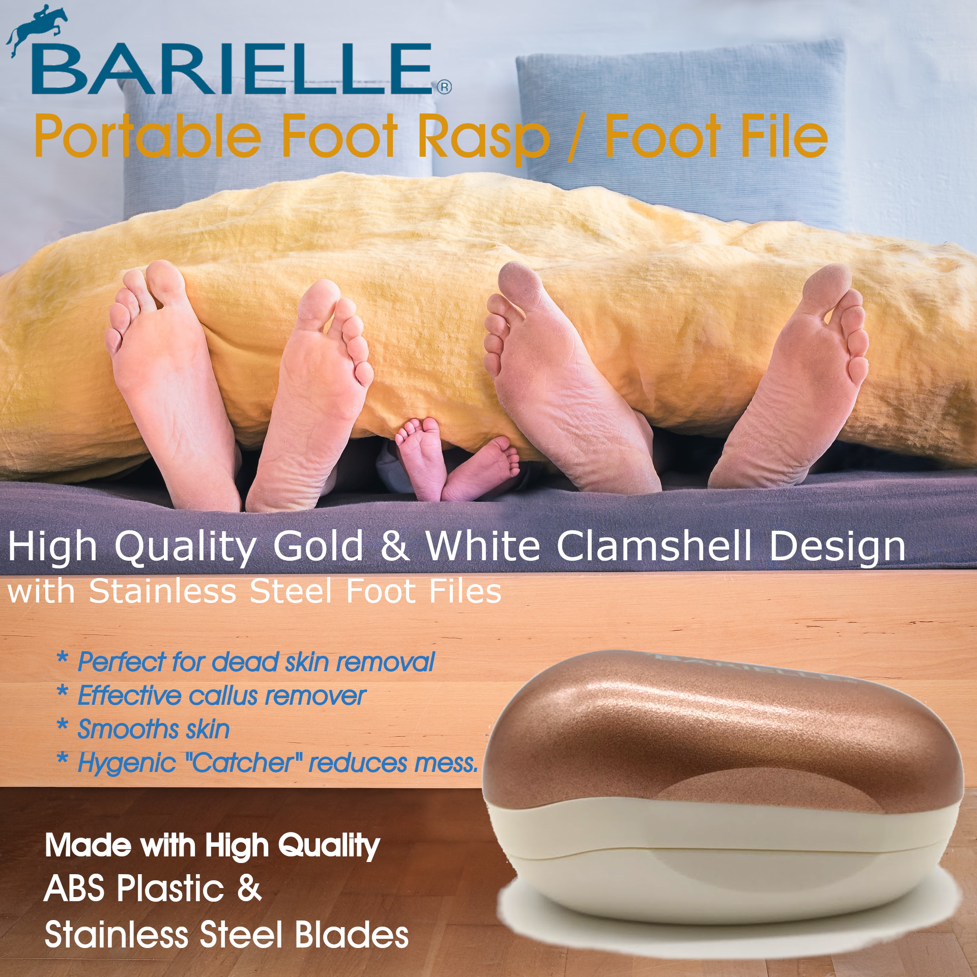 Barielle Tips to Toes Collection: 4-PC Foot Care & Nail Care Collection