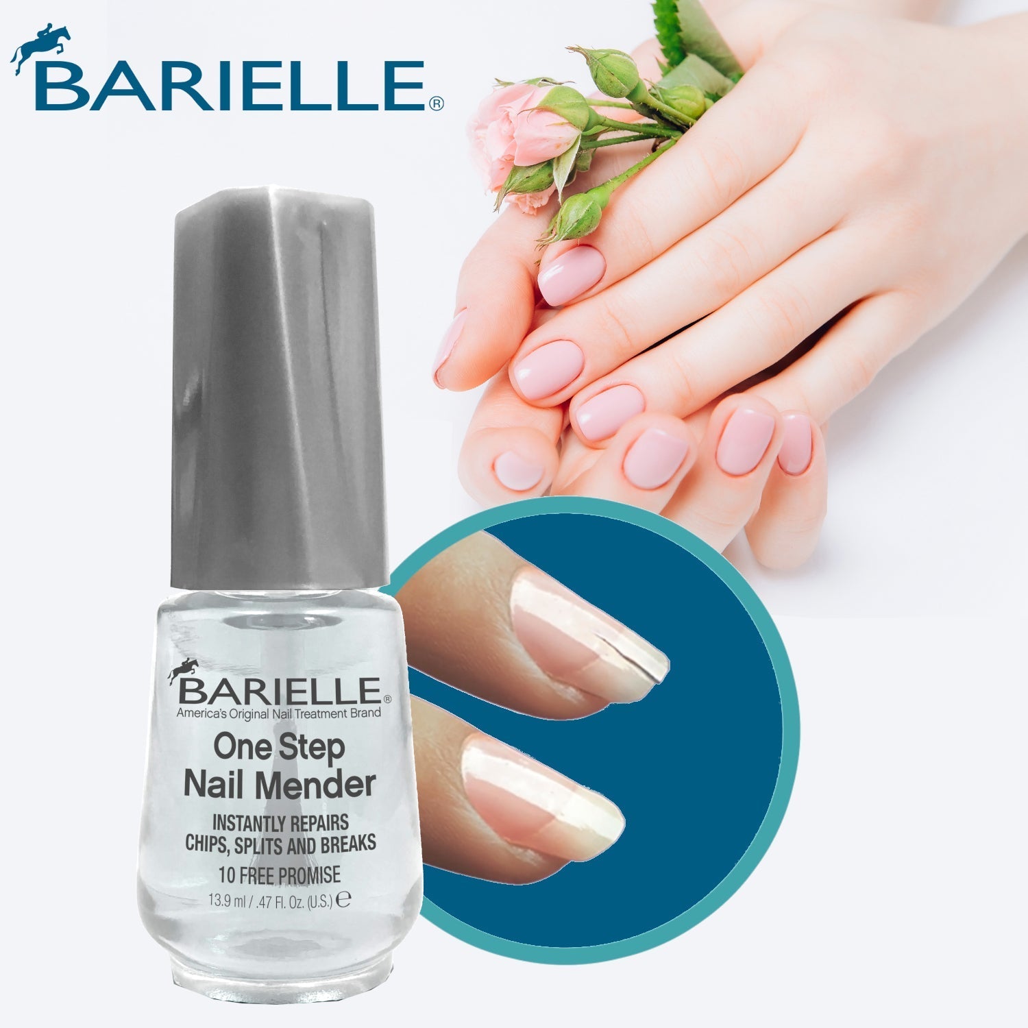 Barielle One Step Nail Mender - Nail & Cuticle Repair & Treatment Collection 3-PC Set