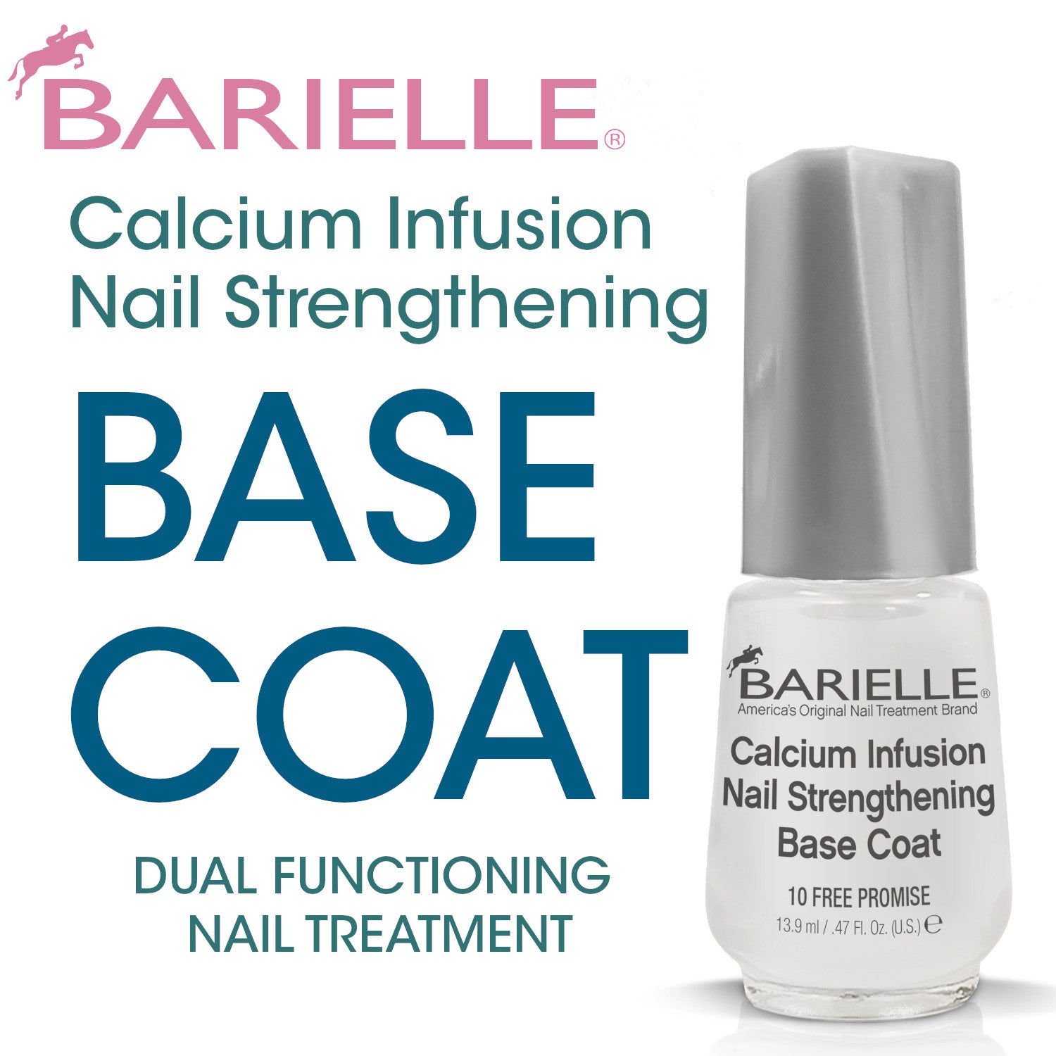 Barielle Calcium Infusion Nail Strengthening Base Coat .47 oz.