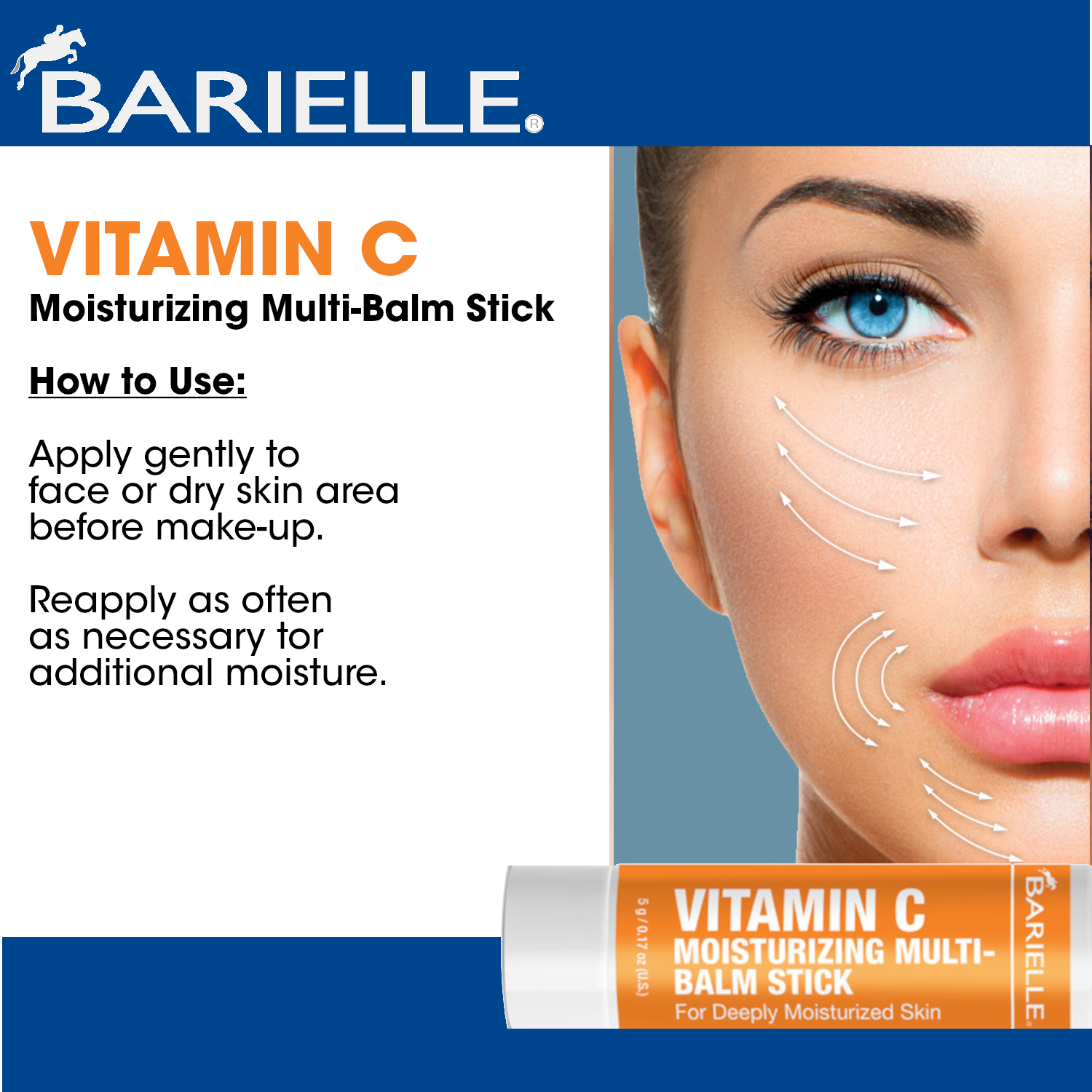 Barielle Vitamin C Moisturizing Balm Stick for Deeply Moisturized Skin