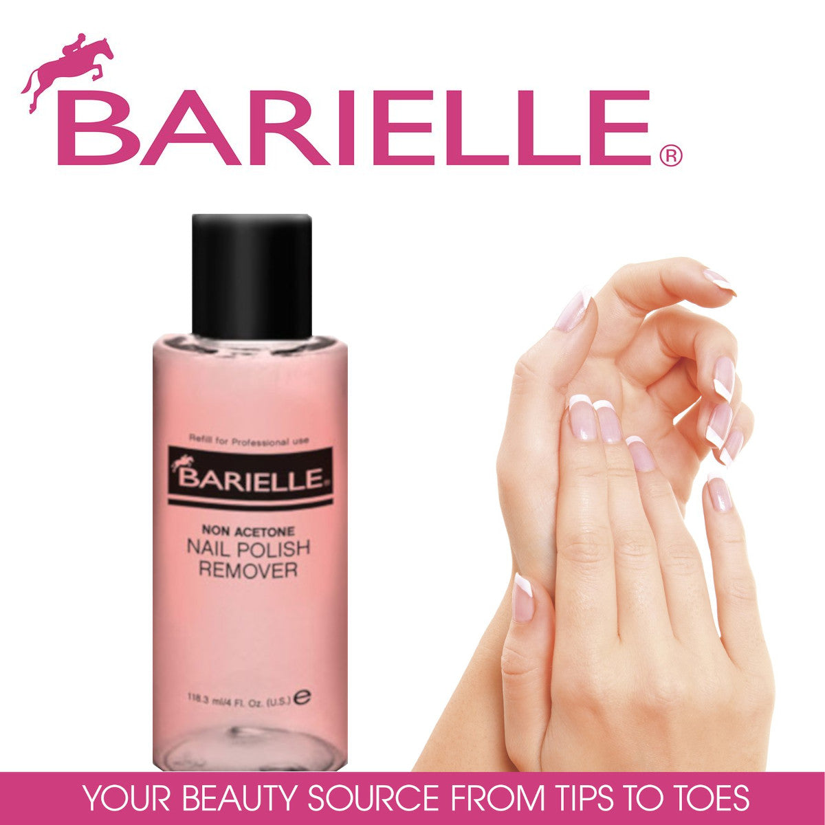 Barielle Acetone Free Nail Polish Remover 4 oz.